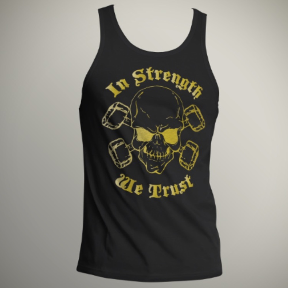 In Strength We Trust unisex tank top